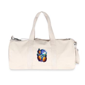 Cosmic Pineapple All - Recycled Canvas Sports Bag by Stanley/Stella - natural - Front