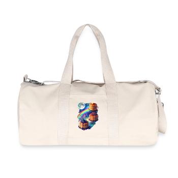 Galaxie Cosmic Pancakes - Sac de sport en toile recyclée Stanley/Stella - blanc naturel - Devant