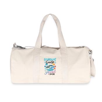 Équipe de croisière des Bahamas 2026 - Sac de sport en toile recyclée Stanley/Stella - blanc naturel - Devant