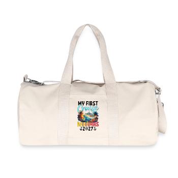 Ma première croisière aux Bahamas 2027 - Sac de sport en toile recyclée Stanley/Stella - blanc naturel - Devant