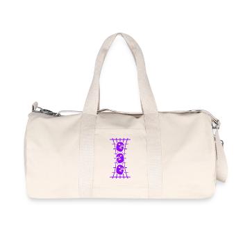 Masses Grid Art abstrait - Sac de sport en toile recyclée Stanley/Stella - blanc naturel - Devant