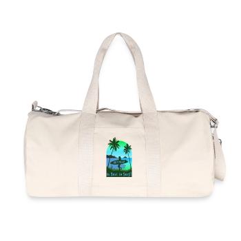 All I Want is Just to Surf Surf Beach - Recycled Canvas Sports Bag by Stanley/Stella - natural - Front