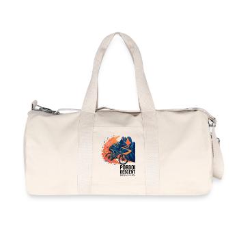 Pordoi Descent MTB Fast Action Modern Vector Art - Recycled Canvas Sports Bag by Stanley/Stella - natural - Front