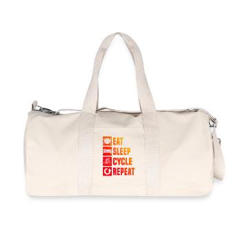 Gift idea for a road bike with road bike - Recycled Canvas Sports Bag by Stanley/Stella - natural - Front