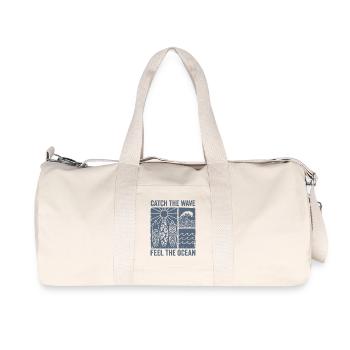 Surf Shirt Waves Sea Surfer Cadeau Été - Sac de sport en toile recyclée Stanley/Stella - blanc naturel - Devant