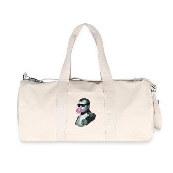 Napoleon mit Kaugummi und Sonnenbrille - Recycelte Canvas-Sporttasche von Stanley/Stella - Naturweiß - Vorne