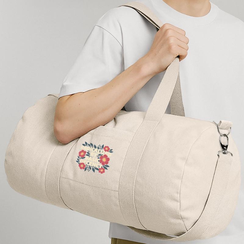 Radicalized Basic Decency Kindness Human Rights Recycled Canvas Sports Bag by Stanley/Stella