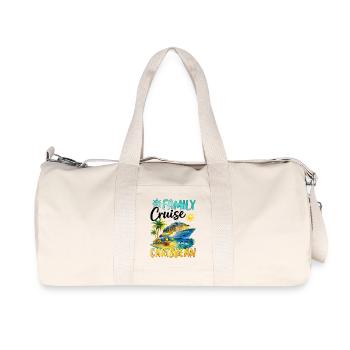 Croisière familiale dans les Caraïbes - Sac de sport en toile recyclée Stanley/Stella - blanc naturel - Devant