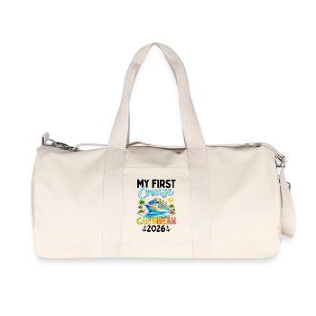 Ma première croisière dans les Caraïbes 2026 - Sac de sport en toile recyclée Stanley/Stella - blanc naturel - Devant