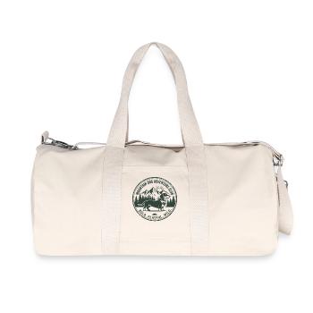 Club d’aventure des chiens de montagne Teckel design - Sac de sport en toile recyclée Stanley/Stella - blanc naturel - Devant