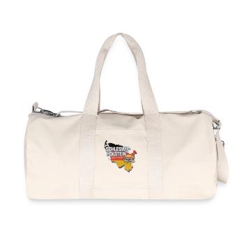 Schleswig-Holstein Deutschland Bundesland Souvenir - Recycelte Canvas-Sporttasche von Stanley/Stella - Naturweiß - Vorne