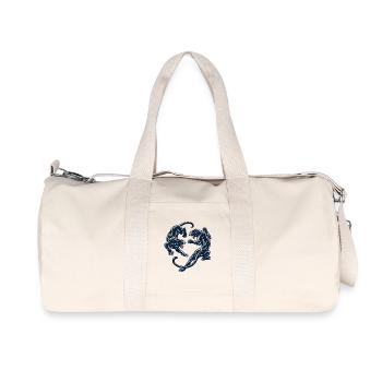 Circle of the Panthers – Shadow Fight - Recycled Canvas Sports Bag by Stanley/Stella - natural - Front
