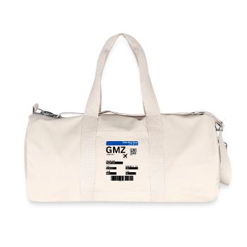 Flight Ticket La Gomera Holiday Canary Islands Idea - Recycled Canvas Sports Bag by Stanley/Stella - natural - Front