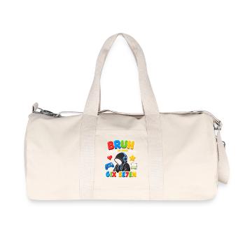 Bruh 6ix Se7en Gaming Vibe - Recycelte Canvas-Sporttasche von Stanley/Stella - Naturweiß - Vorne