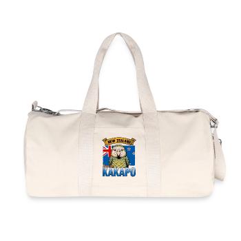 New Zealand Save The Kakapo Bird Parrot - Recycled Canvas Sports Bag by Stanley/Stella - natural - Front