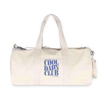 Club des papas cool - Cadeau pour futurs papas 2026 - Sac de sport en toile recyclée Stanley/Stella - blanc naturel - Devant