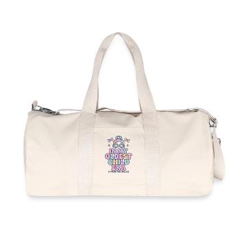 Daughter Family Humor In My Oldest Child Era - Recycled Canvas Sports Bag by Stanley/Stella - natural - Front
