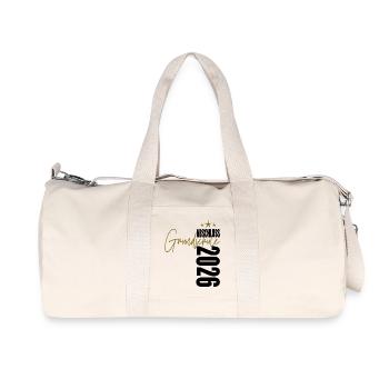 Abschluss 2026 Grundschule - Recycelte Canvas-Sporttasche von Stanley/Stella - Naturweiß - Vorne