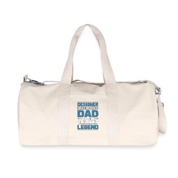 Designer Éducateur Papa L’idole L’Éducateur artistique - Sac de sport en toile recyclée Stanley/Stella - blanc naturel - Devant