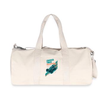 Chargé, accordé, inarrêtable | RC Buggy - Sac de sport en toile recyclée Stanley/Stella - blanc naturel - Devant