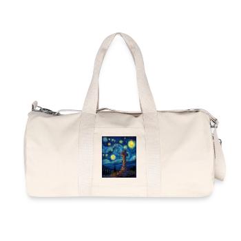 croix - Sac de sport en toile recyclée Stanley/Stella - blanc naturel - Devant