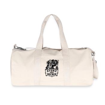 Störtebekker Stürz den Becher Pirat Legende - Recycelte Canvas-Sporttasche von Stanley/Stella - Naturweiß - Vorne