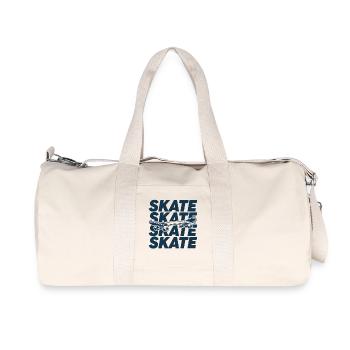 Skateboard | Skate | Skateboarder Gift - Recycled Canvas Sports Bag by Stanley/Stella - natural - Front