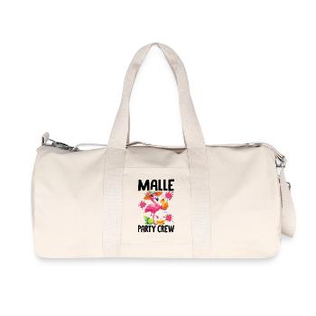 Équipe de la Malle Party Flamingo - Sac de sport en toile recyclée Stanley/Stella - blanc naturel - Devant