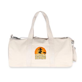 Sorcière de balai – Halloween Witch Fun - Sac de sport en toile recyclée Stanley/Stella - blanc naturel - Devant
