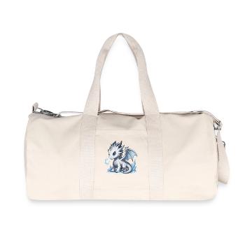 Kristall-Eisdrache - Recycelte Canvas-Sporttasche von Stanley/Stella - Naturweiß - Vorne