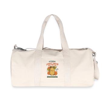 Sauerteiggären und Brotbacken erfahren - Recycelte Canvas-Sporttasche von Stanley/Stella - Naturweiß - Vorne