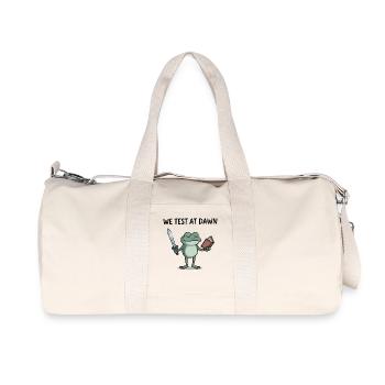 Le Chevalier Grenouille à l’Aube - Sac de sport en toile recyclée Stanley/Stella - blanc naturel - Devant