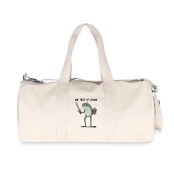 Wir testen bei Dawn Frog Knight - Recycelte Canvas-Sporttasche von Stanley/Stella - Naturweiß - Vorne