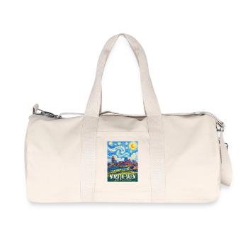Winston-Salem, Caroline du Nord - Sac de sport en toile recyclée Stanley/Stella - blanc naturel - Devant