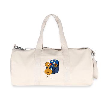 Poulet de fauteuil après le travail - Sac de sport en toile recyclée Stanley/Stella - blanc naturel - Devant