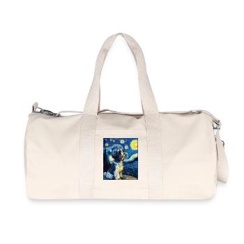 shih tzu - Recycled Canvas Sports Bag by Stanley/Stella - natural - Front