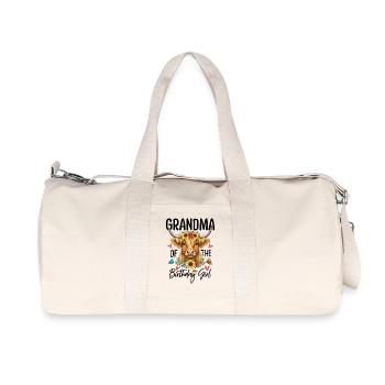 Grandma Of The Birthday Girl - Recycled Canvas Sports Bag by Stanley/Stella - natural - Front