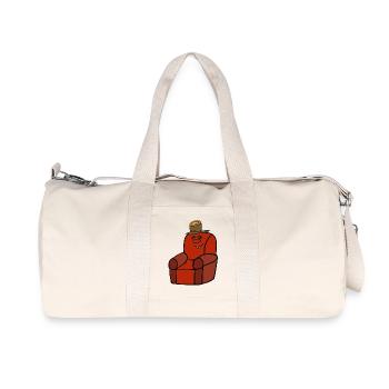 Lustig Witzig spaßiger Sessel freundlich  - Recycelte Canvas-Sporttasche von Stanley/Stella - Naturweiß - Vorne
