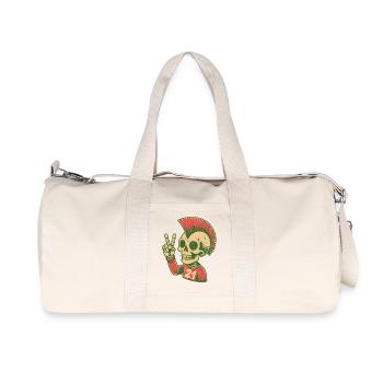 21 amed punk amedspor cool taraftar diyarbakir - Recycelte Canvas-Sporttasche von Stanley/Stella - Naturweiß - Vorne