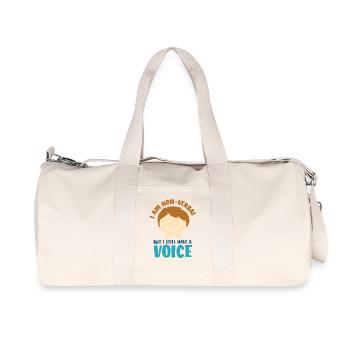 Autism Autistic Asperger's Syndrome - Recycled Canvas Sports Bag by Stanley/Stella - natural - Front