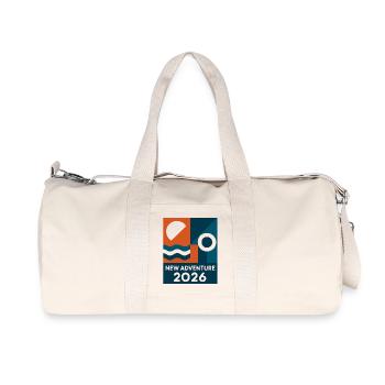 New Adventure 2026 - Recycelte Canvas-Sporttasche von Stanley/Stella - Naturweiß - Vorne