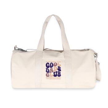 Club des papas cool - Cadeau de la fête des pères des papas - Sac de sport en toile recyclée Stanley/Stella - blanc naturel - Devant