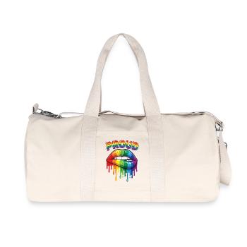 Mois de la fierté LGBT - Fier ! - Sac de sport en toile recyclée Stanley/Stella - blanc naturel - Devant