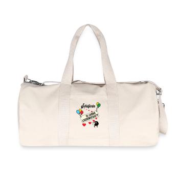 Schäferin 10 jähriges Jubiläum Schäferei Jubi - Recycelte Canvas-Sporttasche von Stanley/Stella - Naturweiß - Vorne