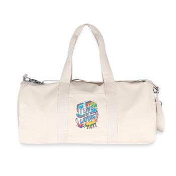 Graphic Designer I Live In Layers Visual Designer - Recycelte Canvas-Sporttasche von Stanley/Stella - Naturweiß - Vorne