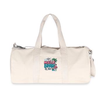Malle Divas On Tour Women's Flamingo Mallorca Party - Recycled Canvas Sports Bag by Stanley/Stella - natural - Front