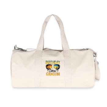 Équipe d’anniversaire Cancún - Sac de sport en toile recyclée Stanley/Stella - blanc naturel - Devant