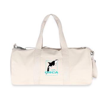 Orca protège les baleines et le design des épaulards marins - Sac de sport en toile recyclée Stanley/Stella - blanc naturel - Devant