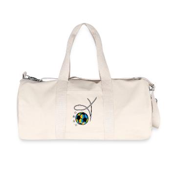 Football Event - Recycled Canvas Sports Bag by Stanley/Stella - natural - Front