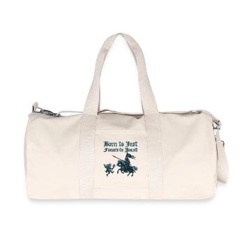 Born to Jest, Forced to Joust - Recycled Canvas Sports Bag by Stanley/Stella - natural - Front